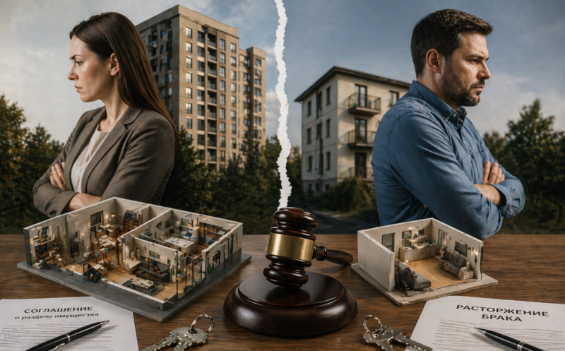 Как жена получила трёхкомнатную квартиру при разделе имущества