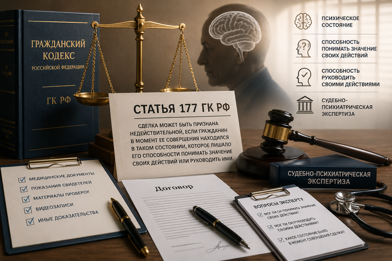 Признание сделки недействительной: как подготовить дело по статье 177 ГК РФ