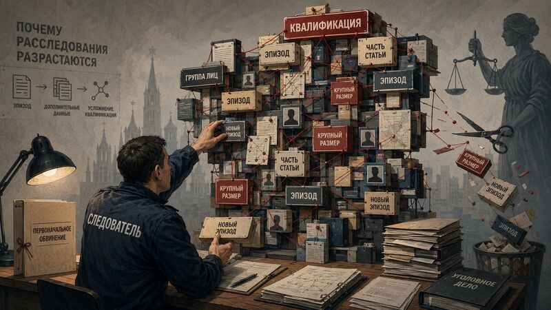 Чем больше обвинение, тем спокойнее следователю