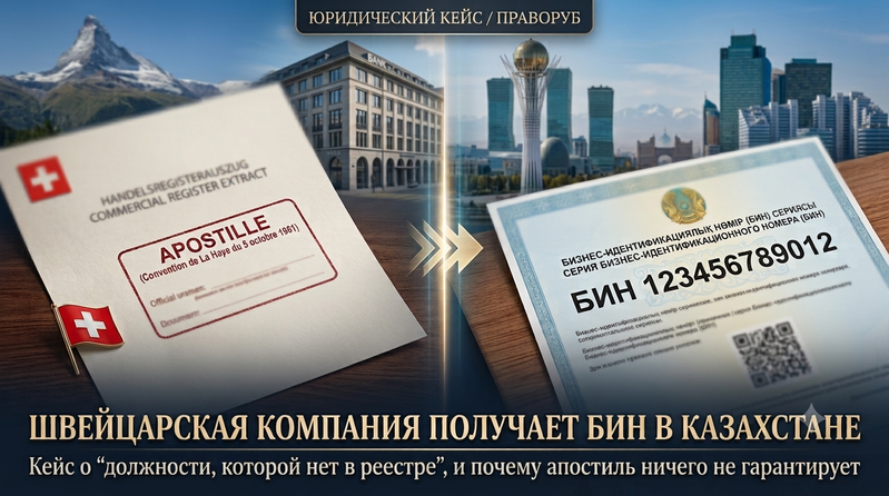 Должность гендиректора, которой нет в торговом реестре (как европейская компания получала БИН в Казахстане)