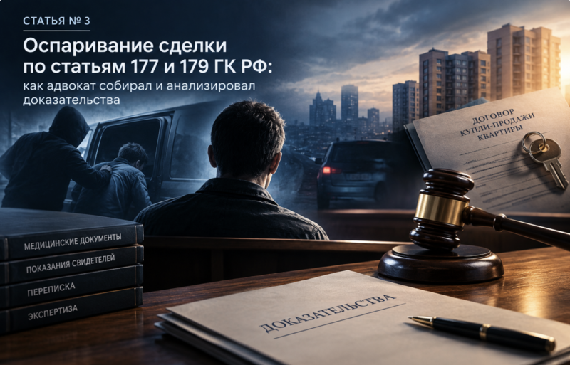 Продавец квартиры заявил, что его похитили из больницы и заставили подписать договор. Оспаривание сделки по статьям 177 и 179 ГК РФ: стратегия защиты