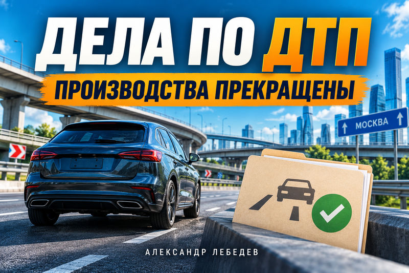 Оставление места ДТП: прекращение производств и передача рассмотрения в Москву