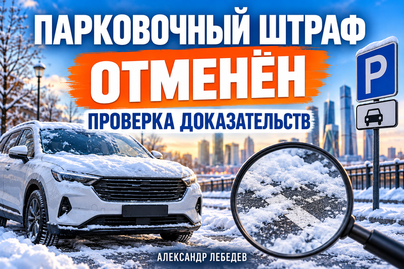 Штраф АМПП отменён: спор о разметке и нарушение порядка фиксации