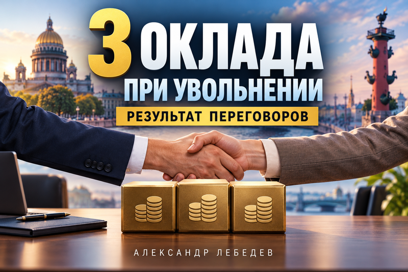 Три оклада при увольнении по соглашению сторон: результат переговоров в Петербурге